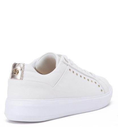 Zapatilla Mujer Tachas Rosalia Blanco