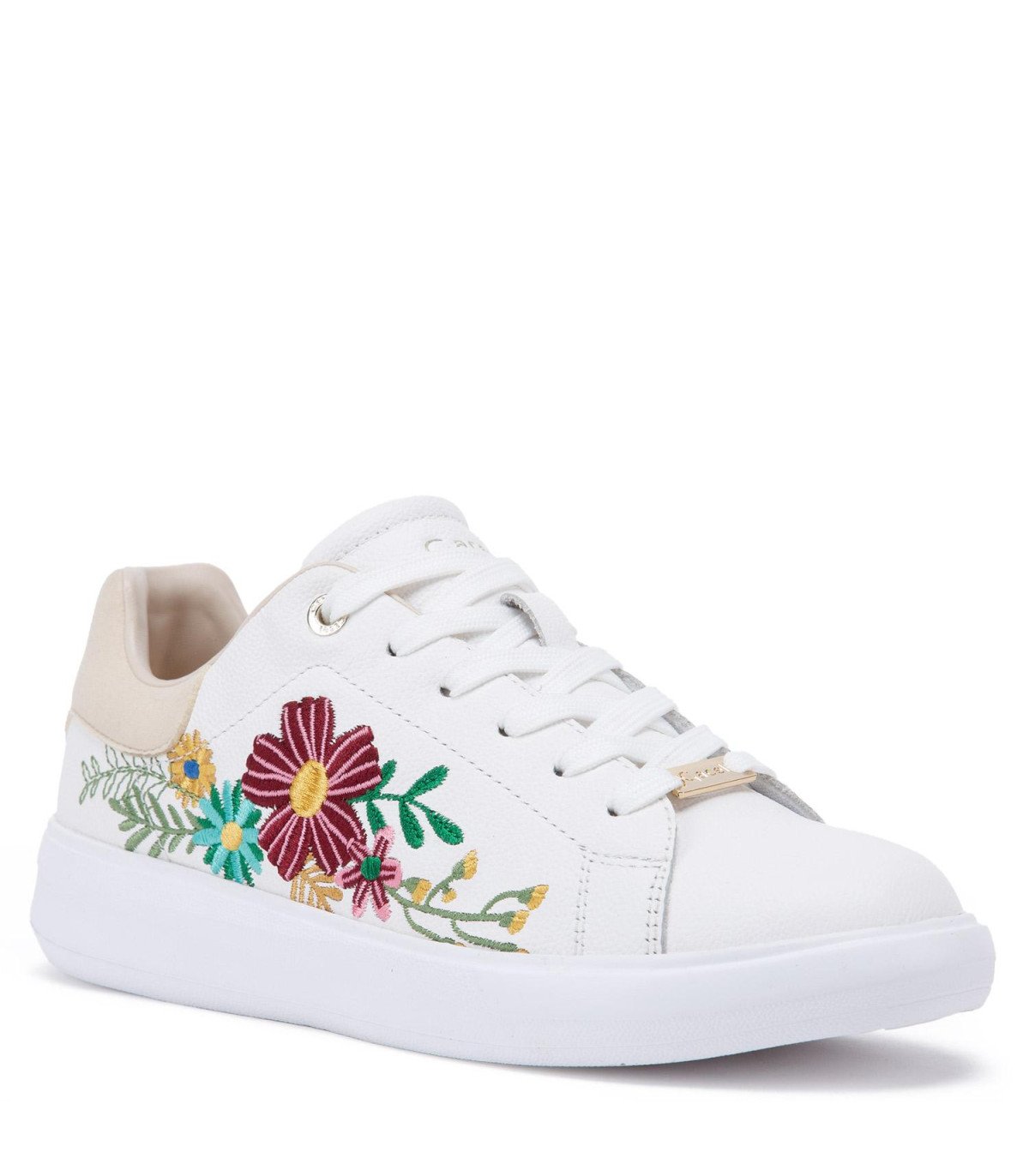 Zapatilla Mujer Flor Rosalia Blanco