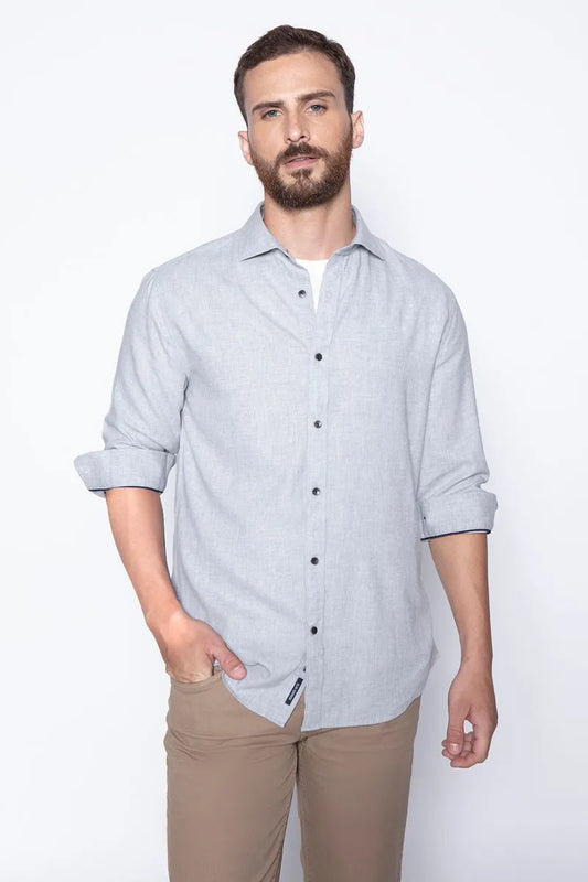 Camisa Hombre Gris