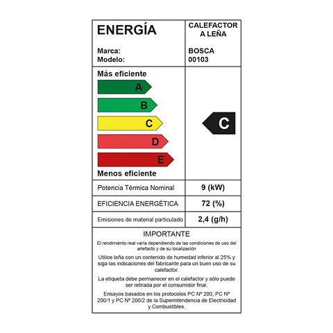 Estufa a leña Eco 360