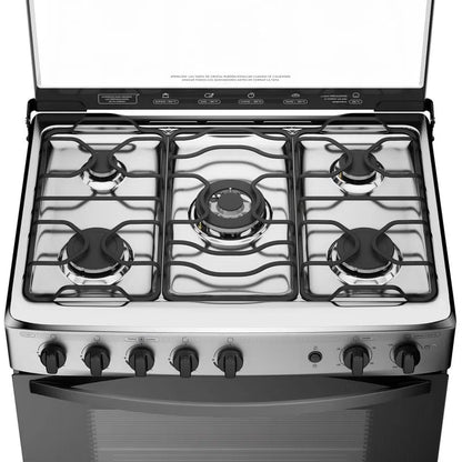 Cocina a gas 6 platos M820T Gris