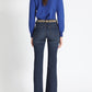 Jeans Mujer con Cinturón 3853 Azul