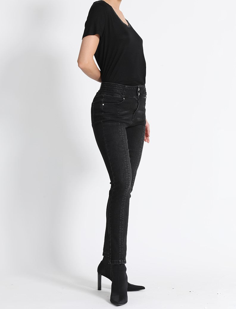 Jeans Mujer Skinny 3863 Negro