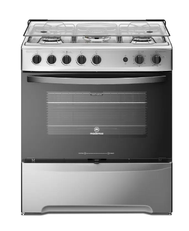 Cocina a gas 6 platos M820T Gris