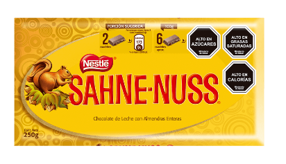 Chocolate Sahne nuss barra 250 gr
