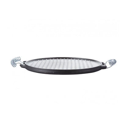 Plancha hierro 31 cm con asas