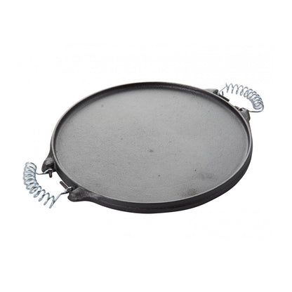 Plancha hierro 31 cm con asas