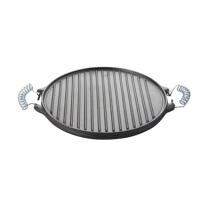 Plancha hierro 31 cm con asas