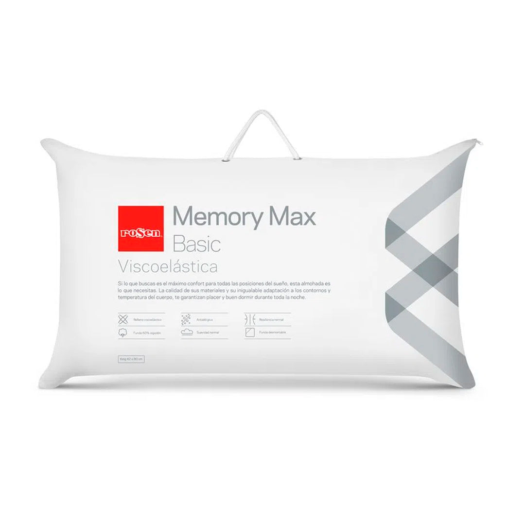 Almohada Memory Max Basic King 42 x 80 cm