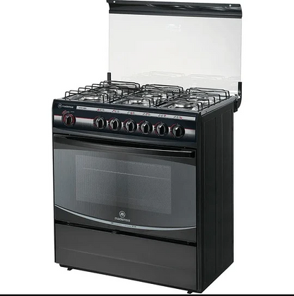 Cocina a gas 6 platos DIVA-820 Negro